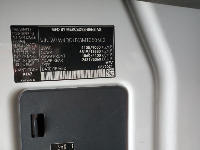 VIN W1W4DDHY3MT050682 2021 MERCEDES-BENZ SPRINTER no.13