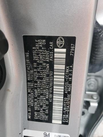 2017 TOYOTA CAMRY LE - 4T1BF1FK7HU703763