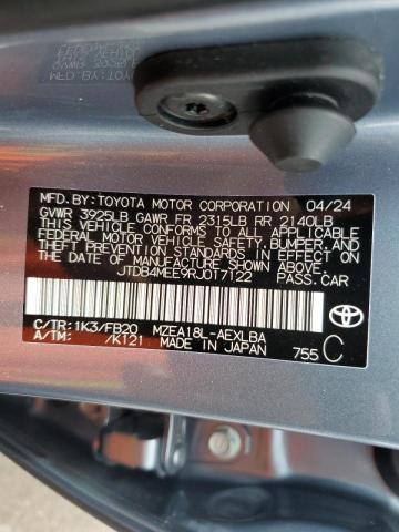 2024 TOYOTA COROLLA LE - JTDB4MEE9RJ017122