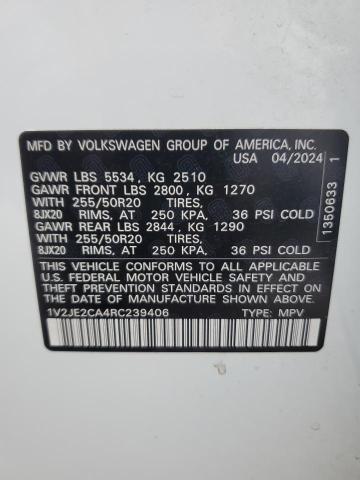 VIN 1V2JE2CA4RC239406 2024 VOLKSWAGEN ATLAS no.13