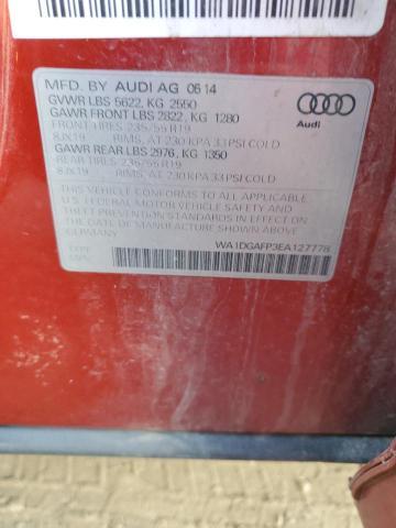 VIN WA1DGAFP3EA127778 2014 AUDI Q5 no.13