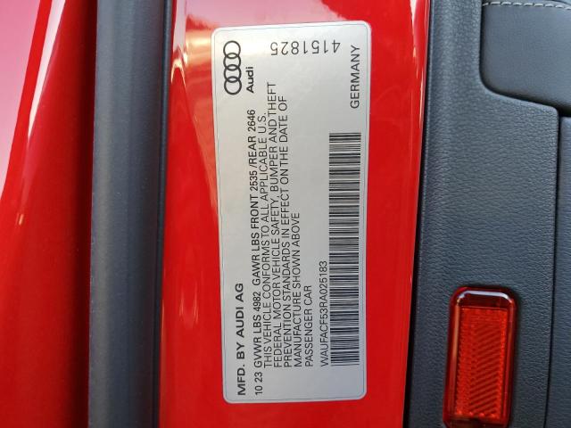 2024 AUDI A5 PREMIUM - WAUFACF53RA025183