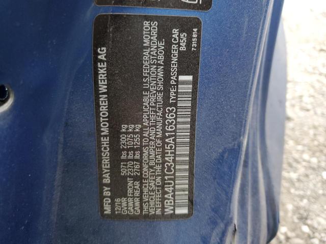 2017 BMW 440XI WBA4U1C34H5A16363