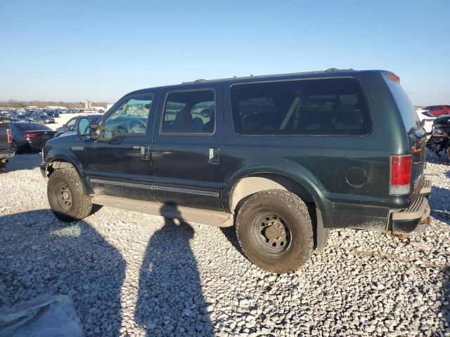 FORD EXCURSION 2003 green 4dr spor gas 1FMNU43S43EA06191 photo #3