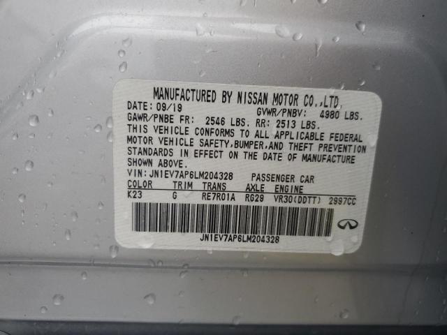 2020 INFINITI Q50 PURE - JN1EV7AP6LM204328