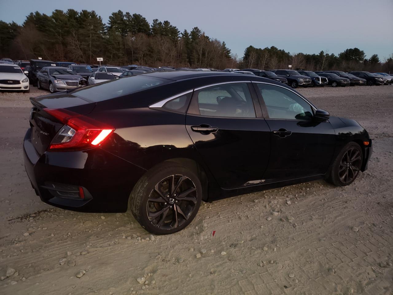 Lot #3024366550 2019 HONDA CIVIC SPOR