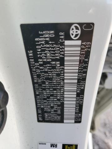 2021 TOYOTA COROLLA LE - 5YFEPMAE9MP184479