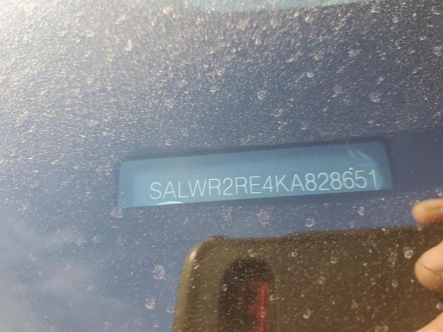 2019 LAND ROVER RANGE ROVE - SALWR2RE4KA828651