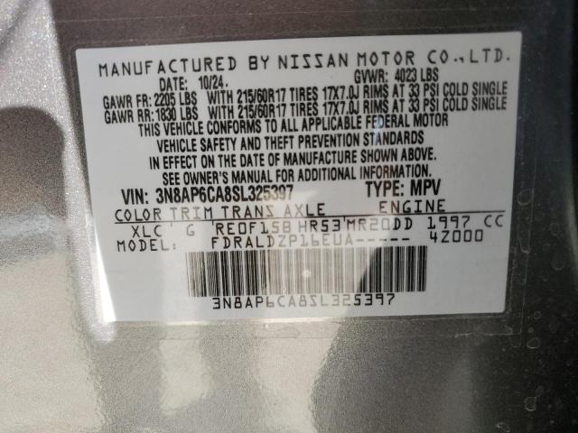 VIN 3N8AP6CA8SL325397 2025 NISSAN KICKS no.13