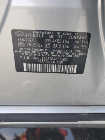 2024 HYUNDAI SONATA SEL - KMHL14JA7RA377582