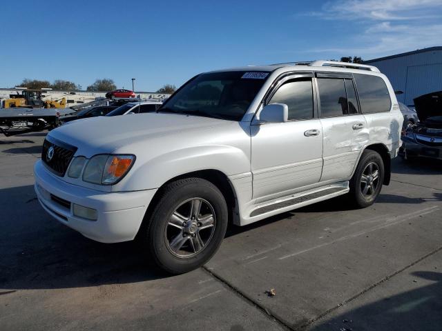 LEXUS LX 470 2005 white  gas JTJHT00W353553193 photo #1