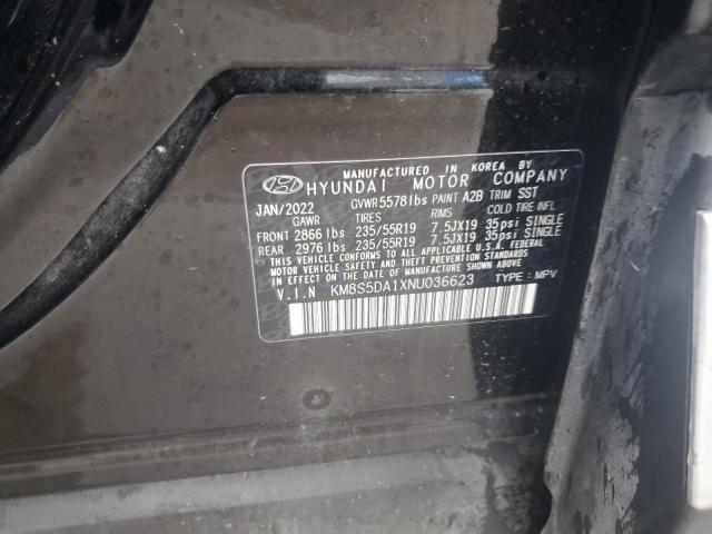 2022 HYUNDAI SANTA FE L - KM8S5DA1XNU036623