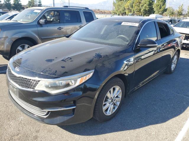 KIA OPTIMA LX 2016 black sedan 4d gas 5XXGT4L31GG100488 photo #1