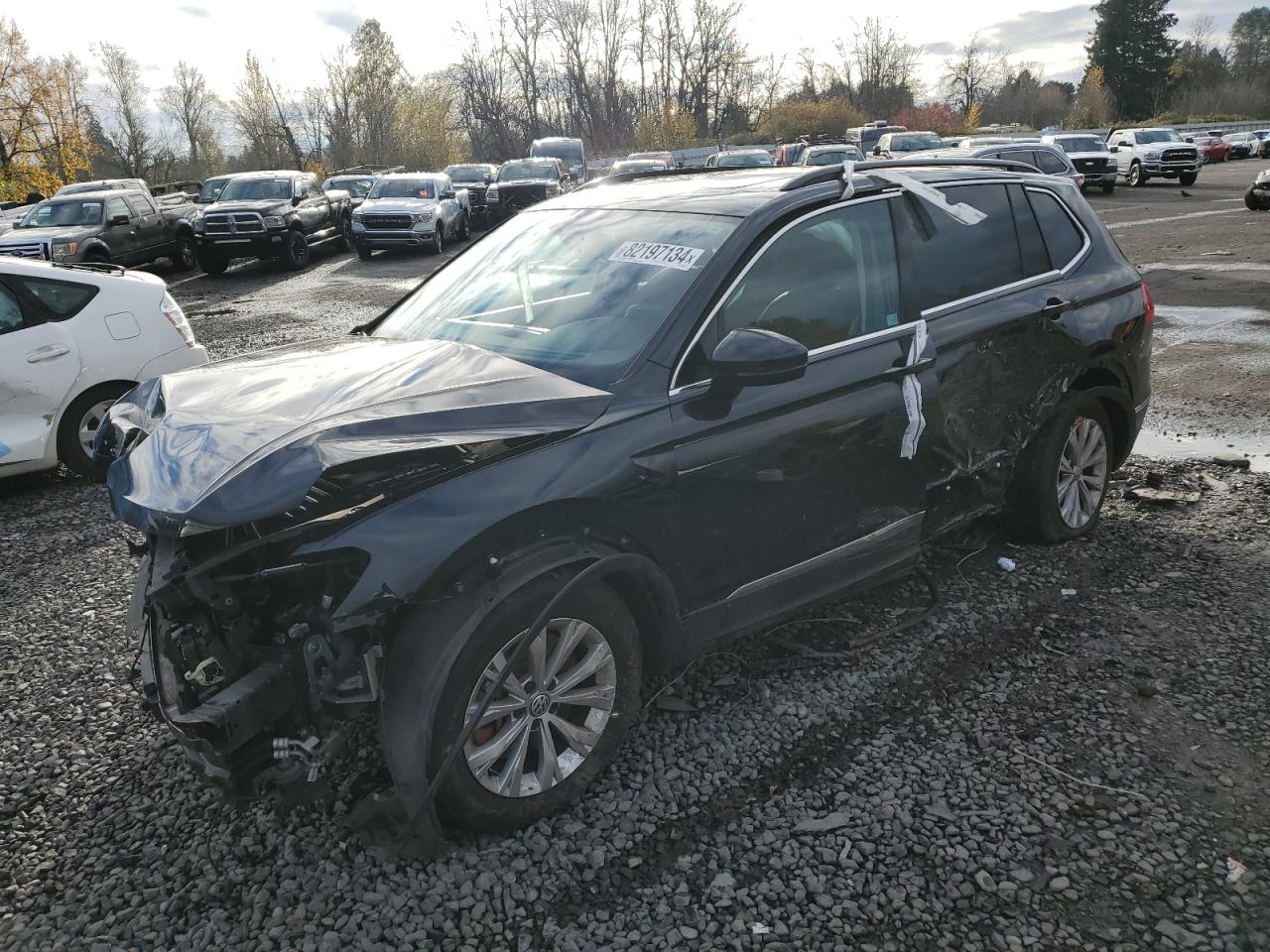 Lot #3033216807 2018 VOLKSWAGEN TIGUAN SE