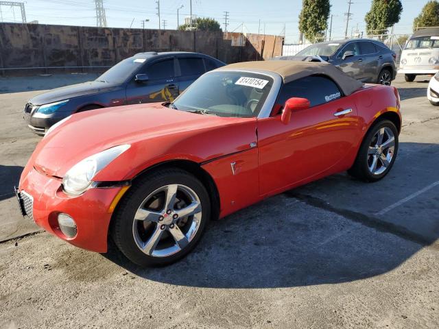 PONTIAC SOLSTICE 2007 red  gas 1G2MB35B77Y105240 photo #1