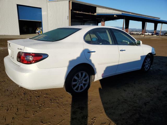 LEXUS ES 300 2003 white  gas JTHBF30G830098963 photo #4