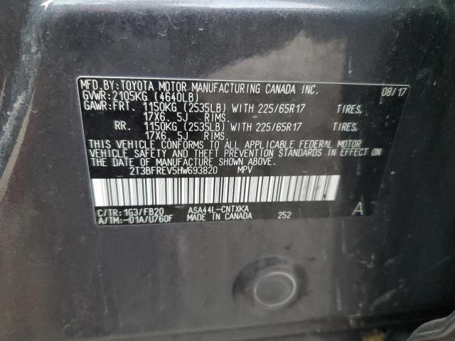 2017 TOYOTA RAV4 LE - 2T3BFREV5HW693820