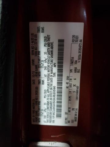 2016 FORD ESCAPE SE - 1FMCU0GX5GUB20590