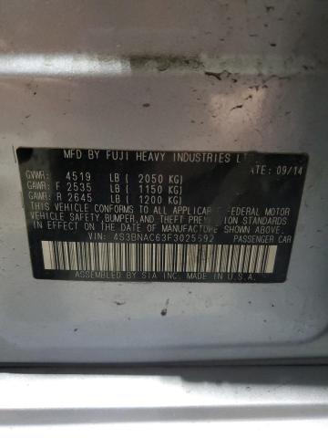 2015 SUBARU LEGACY 2.5 - 4S3BNAC63F3025692