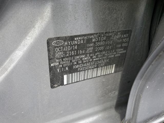 2015 HYUNDAI ELANTRA SE - KMHDH4AE6FU348264