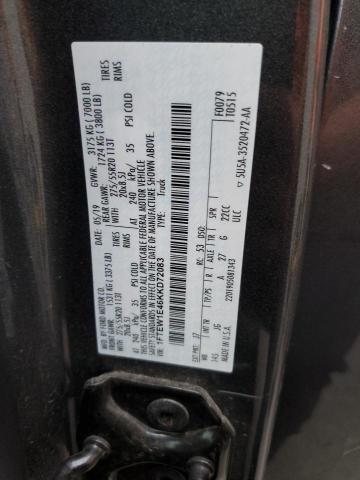 2019 FORD F150 SUPER - 1FTEW1E46KKD72083