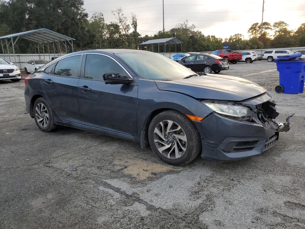 Lot #3033074005 2017 HONDA CIVIC EX