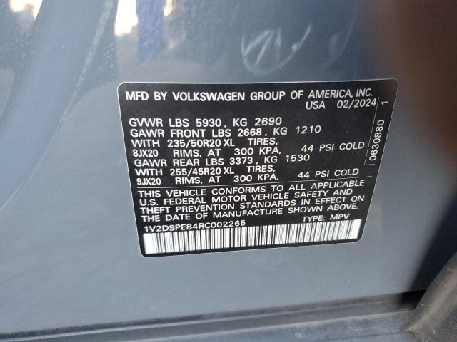 2024 VOLKSWAGEN ID.4 PRO 1V2DSPE84RC002265