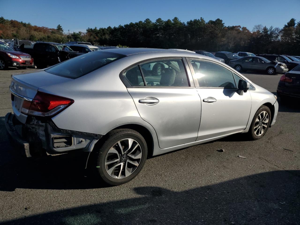 Lot #2974253407 2015 HONDA CIVIC EX