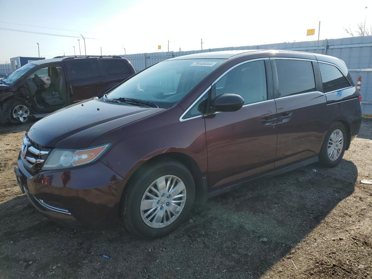 Lot #2969984978 2015 HONDA ODYSSEY LX