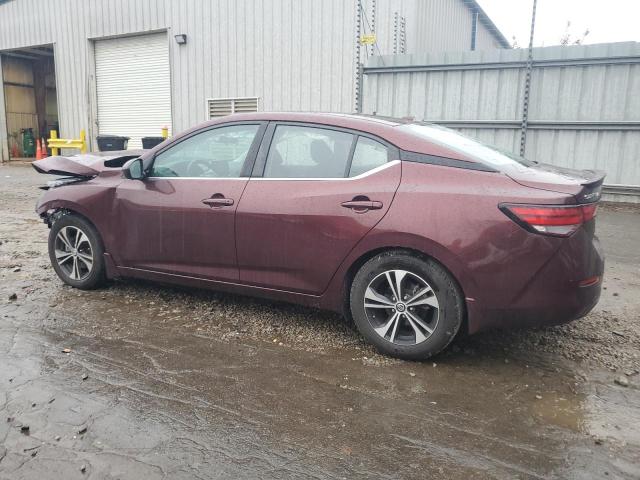 NISSAN SENTRA SV 2021 burgundy  gas 3N1AB8CV7MY268286 photo #3