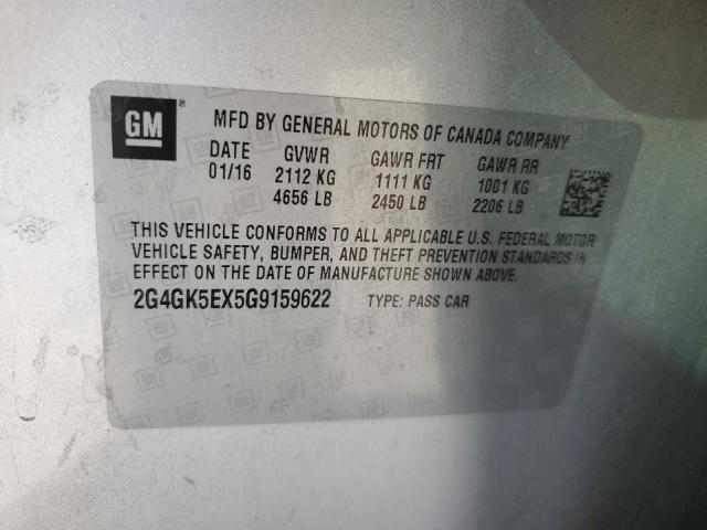 2016 BUICK REGAL - 2G4GK5EX5G9159622