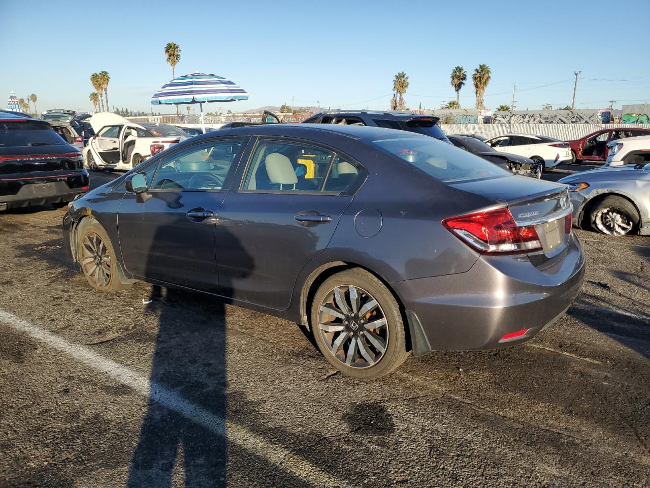 Lot #3027025783 2015 HONDA CIVIC EXL