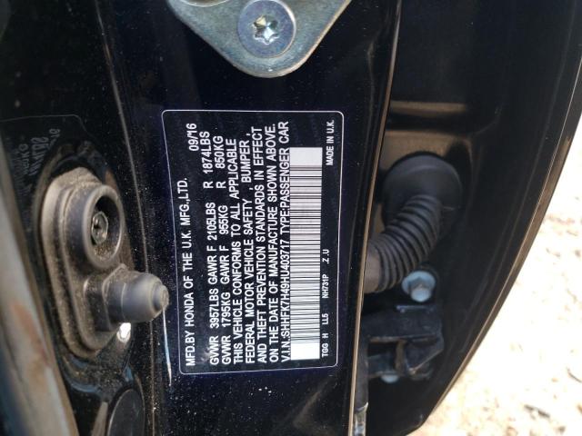 2017 HONDA CIVIC SPOR - SHHFK7H49HU403717