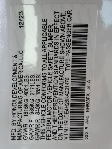 2024 ACURA INTEGRA 19UDE4H26RA021475