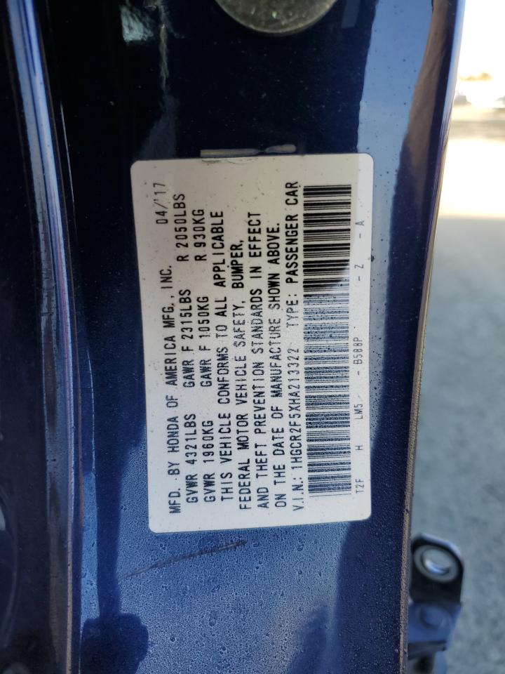 Lot #2991866239 2017 HONDA ACCORD SPO