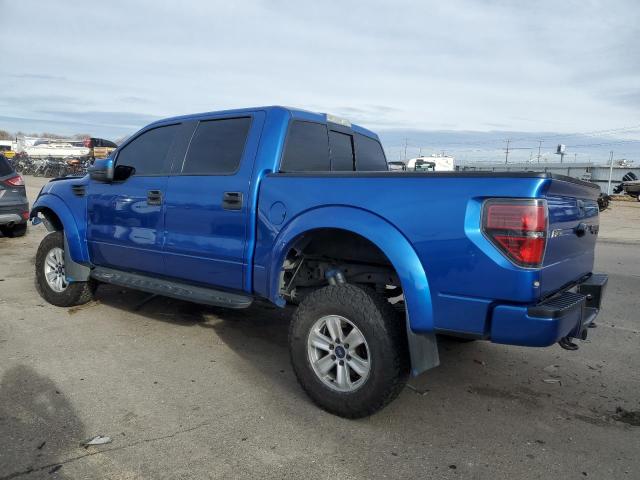 FORD F150 SVT R 2012 blue  gas 1FTFW1R62CFC85162 photo #3