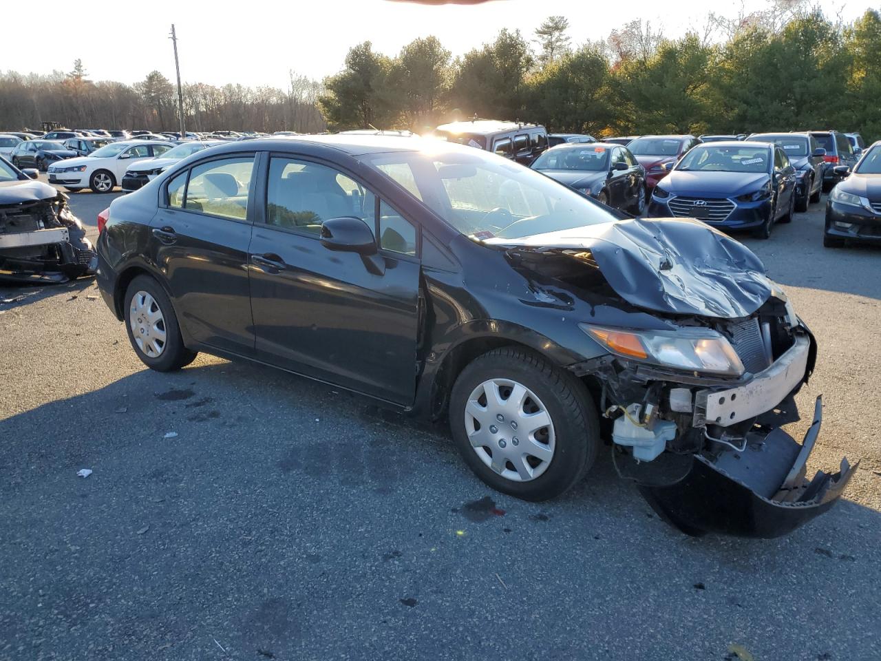 Lot #2993628248 2012 HONDA CIVIC LX