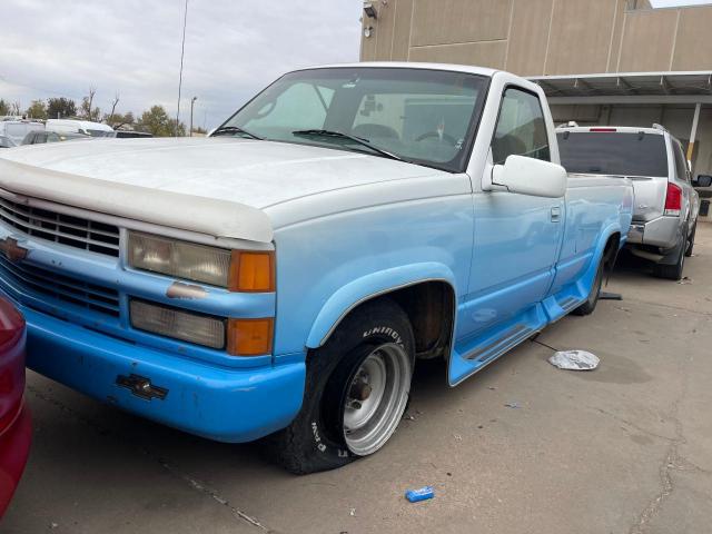 CHEVROLET GMT-400 C1 1996 two tone pickup gas 1GCEC14W2TZ140438 photo #3