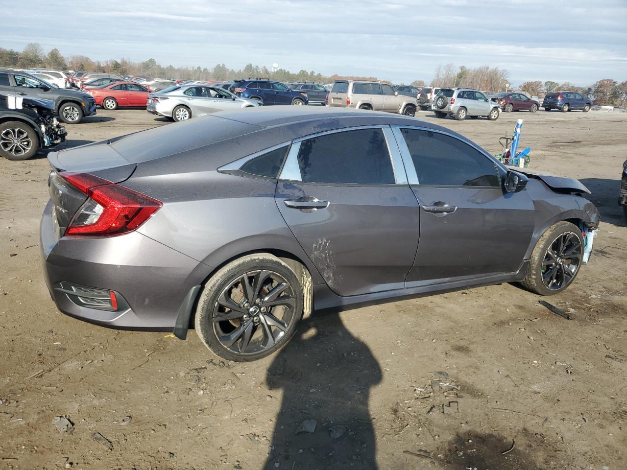 Lot #2976475993 2020 HONDA CIVIC SPOR