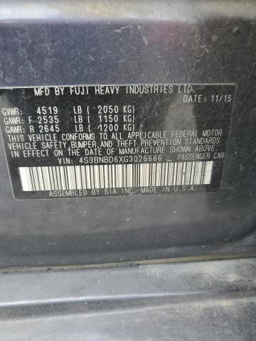 2016 SUBARU LEGACY 4S3BNBD6XG3026666