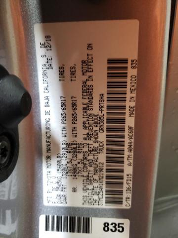2019 TOYOTA TACOMA DOU - 3TMCZ5AN1KM219012