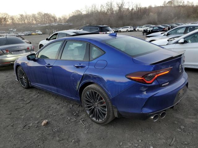 ACURA TLX TYPE S 2022 blue  gas 19UUB7F08NA001041 photo #3