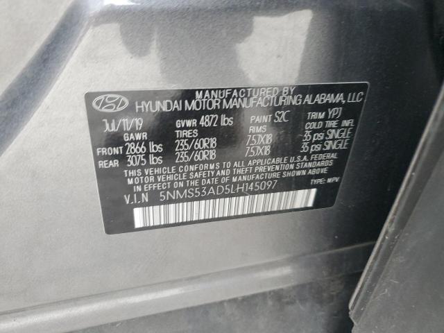 2020 HYUNDAI SANTA FE L - 5NMS53AD5LH145097