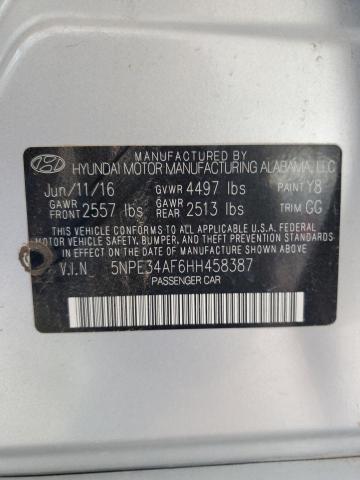 2017 HYUNDAI SONATA SPO - 5NPE34AF6HH458387