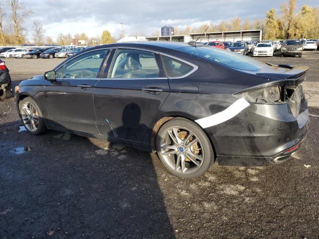 FORD FUSION TIT 2013 black sedan 4d gas 3FA6P0K90DR113783 photo #3