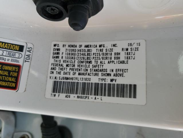 2015 HONDA CR-V TOURI - 5J6RM4H97FL131630