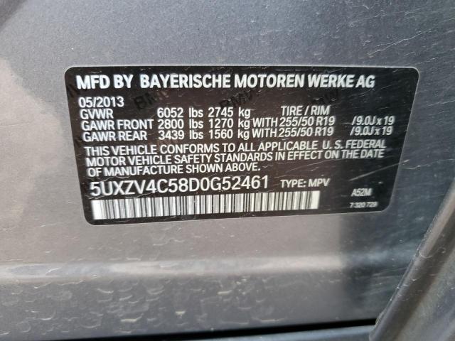 VIN 5UXZV4C58D0G52461 2013 BMW X5 no.13