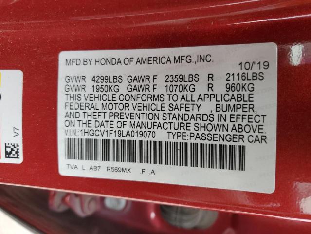 2020 HONDA ACCORD LX - 1HGCV1F19LA019070