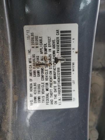 VIN 1HGCR2F34DA032998 2013 Honda Accord, LX no.13