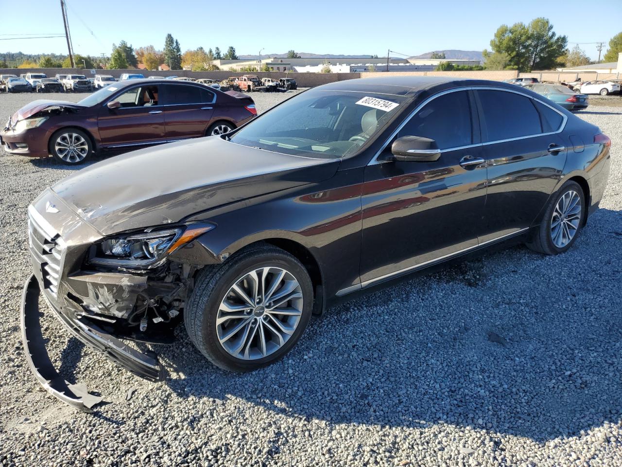 Lot #2988897037 2017 GENESIS G80 BASE